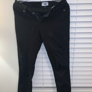 Black Paige denim jeans
